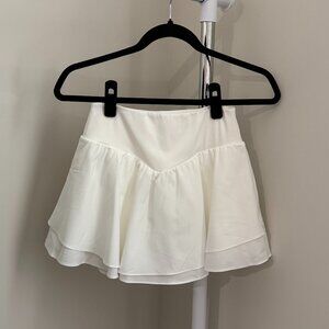 White Athletic Skort